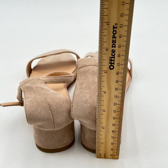 XYD Heels for Women, Open Toe, Ankle Strap, Buckled Low Chunky Block Pumps for W - Picture 5 of 8